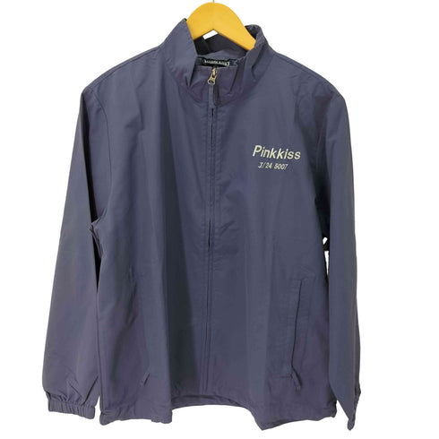 ランズエンド LANDS END スタンドカラー ジップアップ ナイロンジャケット メンズ import:M